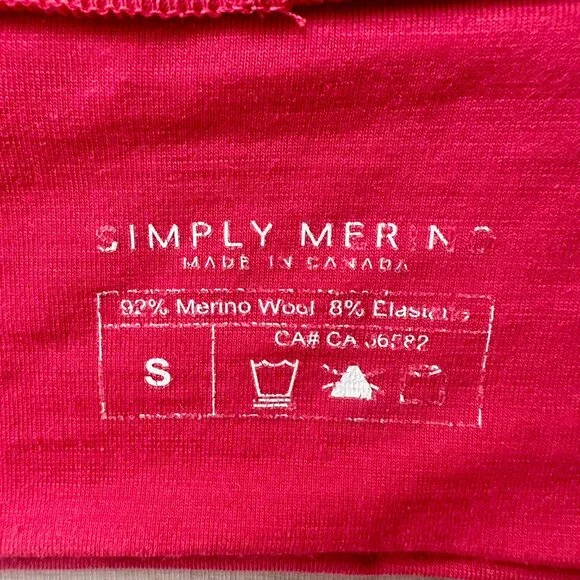 Simply Merino Bralette In Framboise - Picture 6 of 6